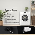thumbnail image 3 of 2x3 Rug, Yin Yang Door Mat Washable Non Slip Soft for Entryway, Black and White Feather Rug, Chinese Carpet, Yin Yang Home Decor & Gifts, 3 of 7