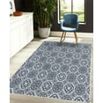 thumbnail image 4 of Celtic Decorative Rug, Retro Tribal Circle Knots Eternity Forms Pattern Boho Ireland Irish Floral Art, Quality Carpet for Bedroom Dorm and Living Room, 6 Sizes, Pale Grey, by Ambesonne, 4 of 4