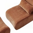 thumbnail image 5 of Modern Chenille Fabric Lounge Chair with Ottoman for Small Spaces, 26.77"×32.28"×29.13" (L×W×H), Comfortable Accent Sofa, 5 of 20