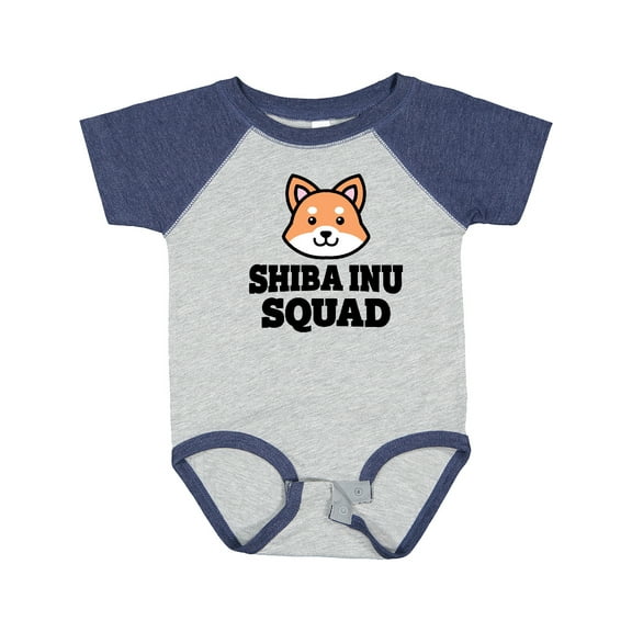 Inktastic Dog Shiba Inu Squad Boys or Girls Baby Bodysuit