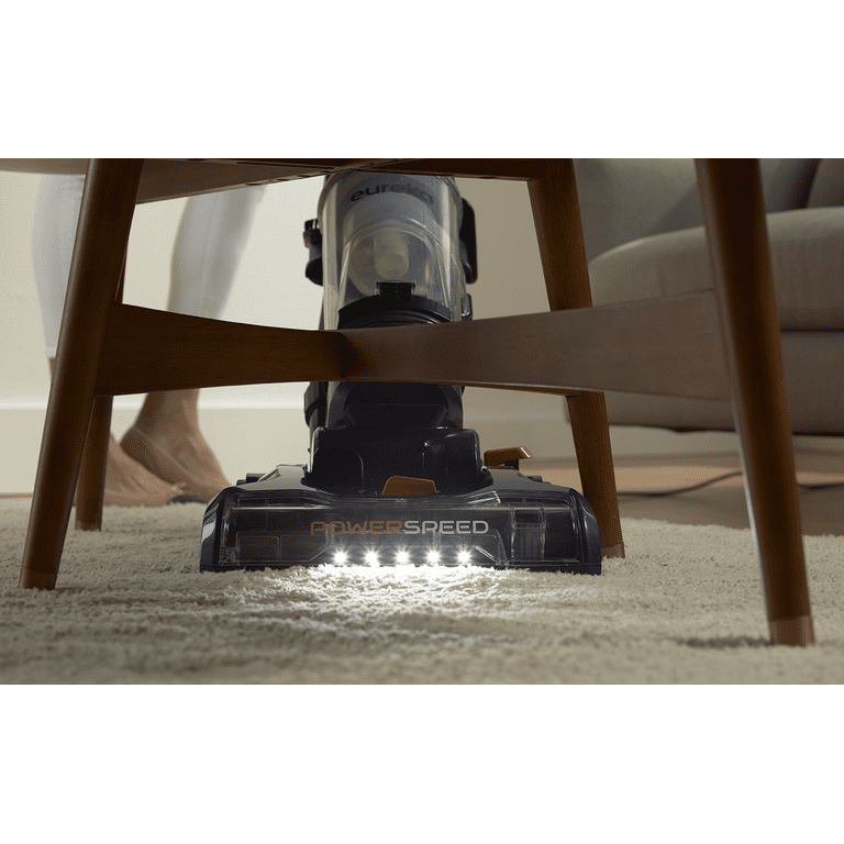 EUREKA PowerSpeed Lightweight Powerful Upright Vacuum Cleaner for Carpet  and Hard Floor, Pet Turbo, Black,Yellow