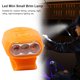 thumbnail image 4 of 3 mini faros LED con tapa con clip para pesca deportiva al aire libre (naranja), 4 of 9