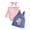 ZA-Pink, variant on Baby Girl Summer Outfits Baby Girl Clothes Newborn Infant Outfit Ruffle Romper and Short Pants Clothing Sets for Summer Spring Pink Size,0-3 Months