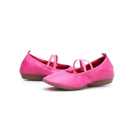 

SIMANLAN Women s Dance Ballet Shoes Stretch Strap Slip On Flats Loafers