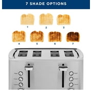 General Electric 4-Slice Toaster, Stainless Steel with Removable Tray
