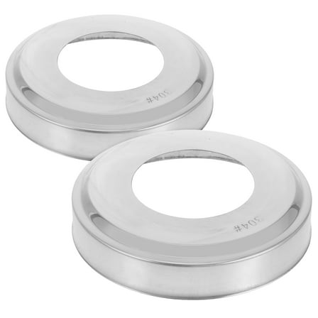 Himition 2pcs Pool Ladder Escutcheons Stainless Steel Escutcheons Plate Fits For Tubing Pool Handrail Pool Ladders Pool Handrail Covers For Inground Pools