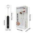 thumbnail image 2 of Milk Hand Mixer Small Plain Shaker Cup Mini Baking Utensils Retractable Cord Hand Mixer Saved by A Whisker Heart Shaped Stainless Steel Hand Mixer 450 Mini Utensils Shaker Bottle Large Foam Mixer, 2 of 8