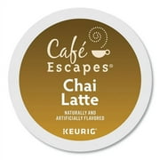 Cafe Escapes-1PK Caf Escapes Chai Latte K-cups, 24-box