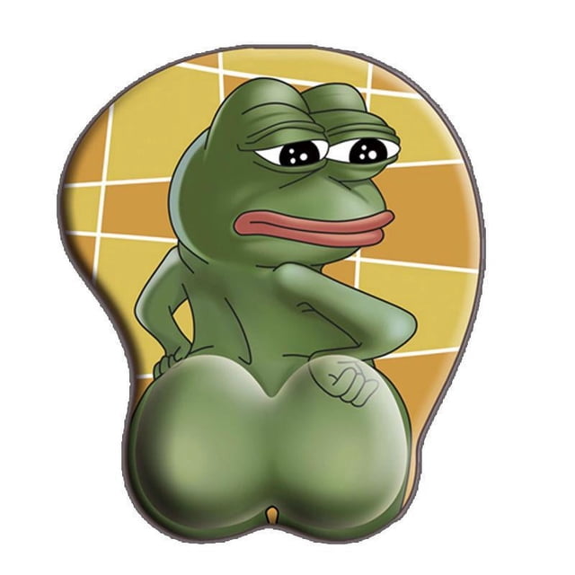 Alfombrilla de ratón ergonómica - Alfombrilla de ratón para gamers con reposamuñecas de gel, reposamuñecas cómodo para gaming, para ordenador y portátil - The Frog