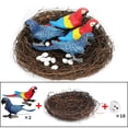 thumbnail image 3 of Nido de Pájaro en Miniatura Perfecl para Decoración de Hogar 13x13x15cm, 3 of 6