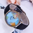 thumbnail image 4 of Xinyolin Creative World Map Plane Unisex Pointer Watch, No Numbers Party Wrist Watch, 4 of 8