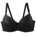 thumbnail image 4 of Full Figure Lace Underwire Push Up Bra for Everyday Comfort and Support - Seamless T Shirt Style Lift Bra for Plus Size and Full Bust, 4 of 7