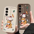 thumbnail image 4 of Funda de TPU suave de alce de Navidad para Samsung Galaxy S23, S24 Ultra, S21 FE, S22 Plus, A55, A54, A15, A14, A35, A25, A53, 5G, 4 of 5