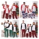 thumbnail image 2 of Ropa navideña a juego para la familia, pijamas de poliéster en blanco para sublimación, conjunto para madre, hija, padre e hijo, para impresión por transferencia térmica, 2 of 4