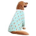 thumbnail image 4 of HDE Dog Pajamas One Piece Jumpsuit Lightweight Dog PJs Shirt for S-3XL Dogs Winter Foxes XL, 4 of 8