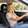 thumbnail image 4 of 2 Pack Car Headrest Covers, 24×26cm Funny Cartoon Print Polyester Headrest Protector - Style 6, 4 of 7
