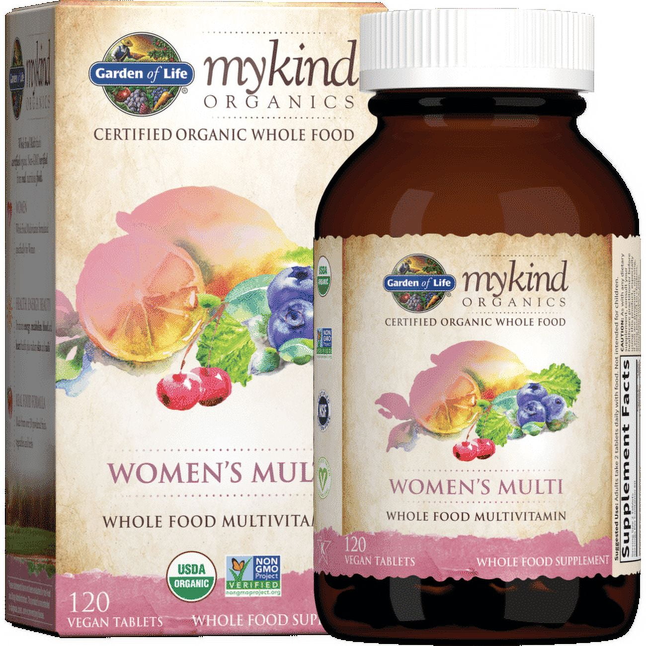 Garden of Life Organics Women's Multi, 120 Vegan Tablets