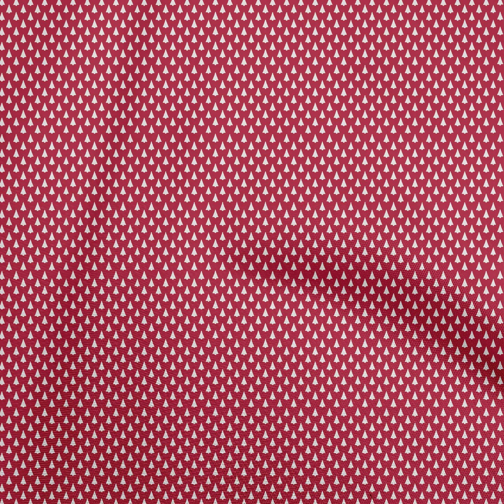 oneOone Cotton Jersey Red Fabric Christmas Quilting Supplies Print Sewing Fabric By The Yard 58 Inch Wide