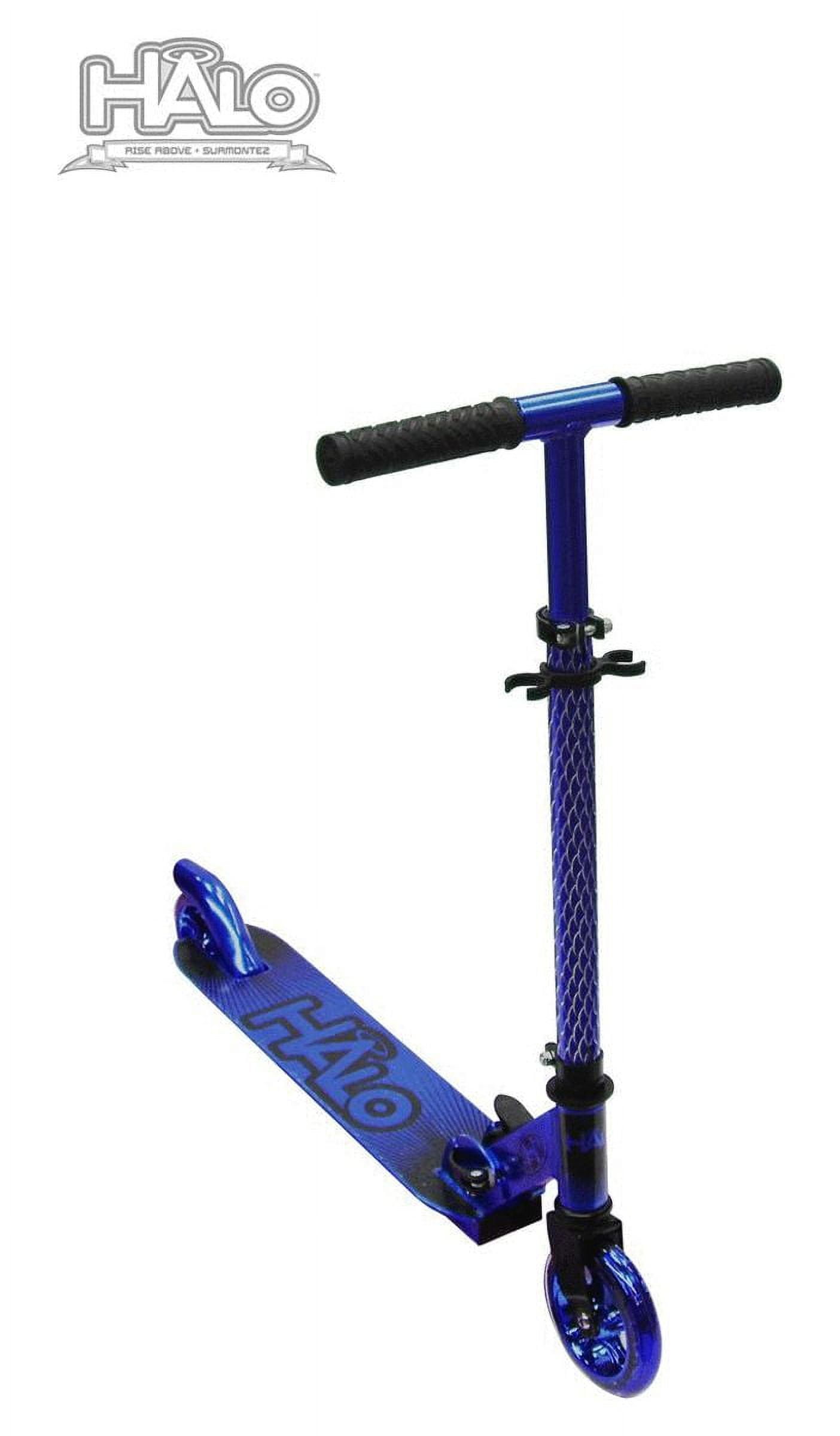 HALO Rise Above Chrome Premium Inline Scooter - Chrome Blue - Designed for All Riders (Unisex)