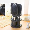 thumbnail image 3 of Plastic Salon Hair Comb And Mirror Set Hair Brush Massage Comb Mirror Holder, 3 of 6
