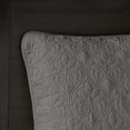 thumbnail image 3 of Regency Heights Quebec 3 Piece Bedspread Set Lightweight Reversible Bedding Set, Full, Dark Grey, 3 of 15