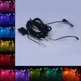 thumbnail image 2 of LNGOOR 6LED 8M Car Interior Atmosphere Strip Light RGB APP Cigarette Fiber Optic Neon, 2 of 6
