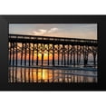 thumbnail image 2 of Head, Danny 24x17 Black Modern Framed Museum Art Print Titled - Pier Reflections II, 2 of 5