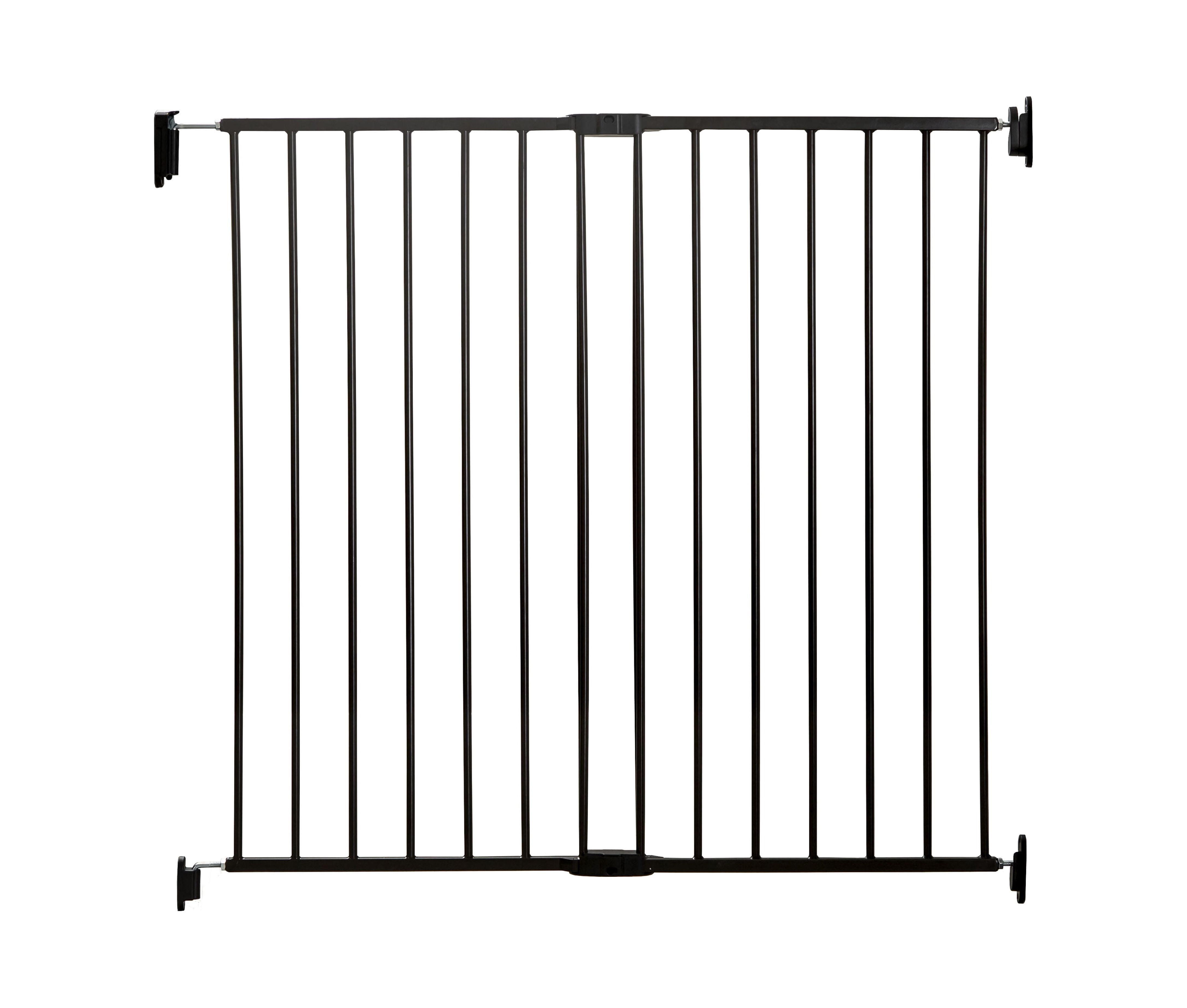 Regalo Extra Tall Baby Safety Gate for Stairways and Hallways, 38 Inch Tall, Black