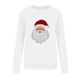 thumbnail image 5 of Christmas Sweatshirts for Women Retro Santa Claus Graphic Long Sleeve Crew Neck Shirt Xmas Pullover Tops, 5 of 5