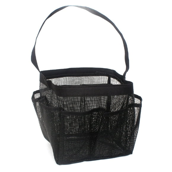 WREESH Mesh Shower Caddy Basket, 8 Large Pockets Quick Dry Shower Tote Bag, Portable Bathroom Caddy For College Dorm