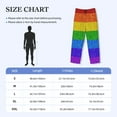 thumbnail image 6 of Kdxio Colorful Glitter Rainbow Print Men's Sleep Pajama Pant Lounge Pants with Pockets, 6 of 8