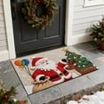 thumbnail image 5 of Antqov Christmas Bathroom Mat 16x24" Soft Santa Claus Christmas Rug Christmas Bathroom Decor Holiday Non-Slip Floor Xmas Theme Bath Mats for Indoor Outdoor Home Bathroom Supplies Gifts, 5 of 6