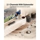 thumbnail image 2 of Barra de sonido OXS S21 de 2.1 canales con subwoofer de 240 W de potencia, 2 of 8