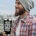 thumbnail image 6 of Best Bonus Dad Ever Tumbler Father‘s Day Birthday Mug Gifts for Men Stepdad, Vacuum Double Wall Insulated Tumbler with Lid, 20 oz Nutrition Facts Stainless Steel Travel Coffee Cup, 6 of 6