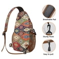 thumbnail image 3 of Rustic Home Decor Inspired Chest Bag Anti-Theft Travel Daypack for Commuters Durable & Comfortable, 3 of 5
