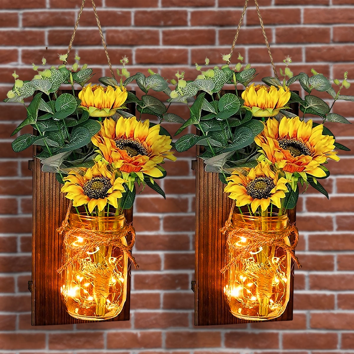 LED Changing Light Up Sunflower 30cm 