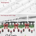 thumbnail image 6 of Christmas Trucks Bathroom Shower Curtain Xmas Car with Gifts Plaid Retro Tree Forest Waterproof Washable Shower Curtains for Bathtub Bath Decor with Grommets and Hook 72 X 72 Inch, 6 of 8