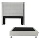 thumbnail image 1 of Box Base Cama Matrimonial + Cabecera Titan Plata Dicasa  Niza, 1 of 8