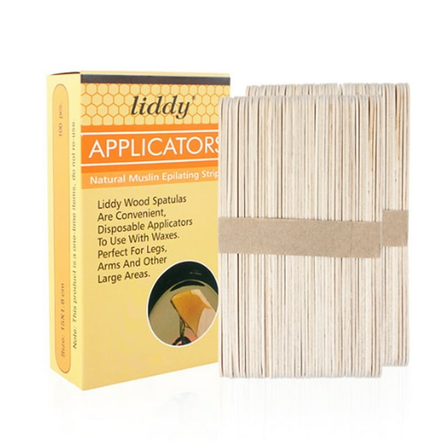Varilla de cera desechable Varillas de cera de madera Aplicadores de espátulas para depila Abanopi Aplicadores de cera