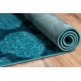 thumbnail image 4 of Well Woven Mystic Zoe Mid-Century Modern Trellis Light Blue 5'3" x 7'3" Area Rug, 4 of 4