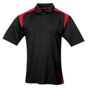 Angle View: Tri-Mountain Men's Big And Tall Rib Collar Golf Shirt