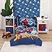 thumbnail image 3 of Marvel Spiderman to The Rescue Red, White, and Blue 4 Piece Toddler Bed Set - Comforter, Fitted Bottom Sheet, Flat Top Sheet, and Reversible Pillowcase, 3 of 4
