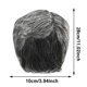 thumbnail image 3 of Peluca para hombre con red, pelo blanco natural, color gris y plateado, peluca térmica, talla ajustable, 3 of 8