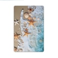 thumbnail image 3 of JML Non-Slip Microfiber & Rubber Doormat - Soft Entryway Rug for Home/Office (16"x24") - Easy Clean Door Mat for Indoor/Outdoor Use, Seashells, 3 of 5