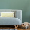thumbnail image 4 of Ox Bay Light Yellow/White Bordered Flange Frame 14" x 36" Indoor Lumbar Throw Pillow, 4 of 11