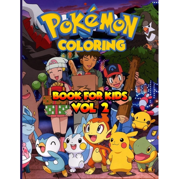 Pokemon Coloring Book For Kids Vol 2 : Pokemon Coloring Books For Kids