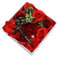 thumbnail image 1 of Bewildely Flores artificiales creativas Día de San Valentín Flor de jabón Regalo Caja de rosas Boda Festival en casa Regalo Flores artificiales de alta Kits de decoración para fiestas No.01 Bewildely HA003073-01B, 1 of 1