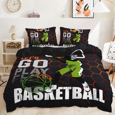 Hosima 3 Piece 3D Digital Printed Duvet Cover Full Size Bedroom Decorative Bedding Set,DEX82-Full