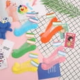 thumbnail image 4 of Chaussettes Coupe-Bas Transparentes pour Femmes 5 Paires de Chaussettes de Course à la Mode Minces, 4 of 10