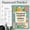 A001- Green, variant on Password Keeper Book, Password Keeper Book For Seniors, 8X10 In Large Print, Spiral Bound Notebook, Credential Tracking, Daily Office Use, Multi-Color Cover, 1 Pc